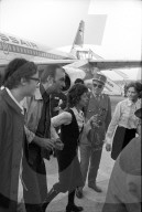 Jacques Pilet und Jean Martel zurück aus Amman, 1970