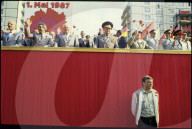 Parteifunktionäre am Tag der Arbeit in Ost-Berlin 1987
