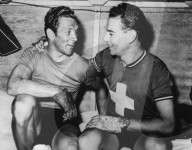 Walter Diggelmann und Hugo Koblet 1949