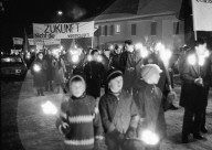 Dorfbewohner; Protest gegen Bauvorhaben des EMD; Waffenplatz Guldenthal