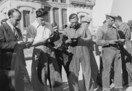 Chauffeure der Schweizer Lastwagen; 1941