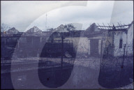 Zerbombte Gebäude in Hue, Vietnamkrieg 1968