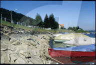 Wasser-Tiefstand, Sihlsee 1991