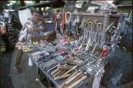 Werkzeug-Verkäufer in Jakarta, 1986
