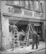 WK 2: Bombenabwürfe; neues Fensterglas, Schaffhausen 1944
