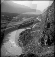 Rhone bei St-Maurice 1948