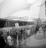 Arbeiter im Streik, Zürich 1946