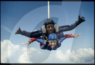 Sandra Simo und Urs Frischknecht; Tandemsprung 1991