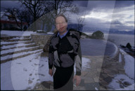 André Kudelski in seinem Park1999