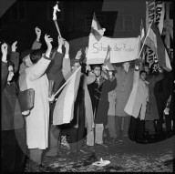 Fackelzug der Studenten für Ungarn, Bern/Zürich 1956