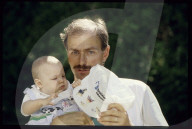 Gustav Weder, Bobfahrer mit Tochter Celina 1993