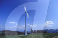 Windgenerator, Schweiz 1985