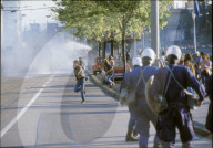 Polizeieinsatz bei Jugend-Demonstrationen in Zürich 1980