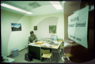 Angestellter in Büro, NAGRA Fels-Labor, Grimsel 1985
