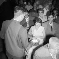 Bürgerversammlung in Riehen, 1958