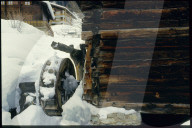 Altes Wasserrad in Grimentz im Wallis, 1987