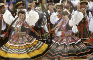 Papstbesuch Schweiz 1984, Luzern: Polnische Volkstanzgruppe