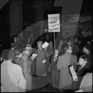 Unterschriftenaktion gegen UdSSR in Ungarn, Bern 1956