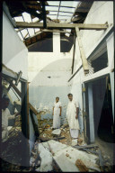 Spital nach Granaten-Einschlag in Sri Lanka, 1987