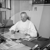Dr. Fust, Pharma-Entwickler bei Roche, Basel 1952