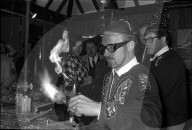 Glasbläser im Schweizer Pavillon der Expo 1967