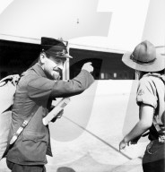 Pfadfinder im Hilfsdienst bei der Post, 1939