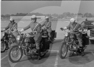 Polizeieskorte für Kaiser Hirohito von Japan, Genf-Cointrin 1971