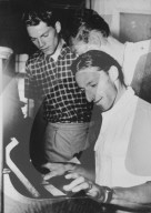 Tour de France 1954: Rolf Graf und Ferdi Kübler am Klavier