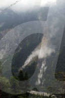 Felssturz am Gotthard 2006: Sprengung