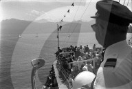 "Amidro"; Tag des italienischen Kindes; Kinder auf Dampfschiff 1971