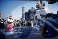 Conchero am Fest der Heiligen Jungfrau von Guadalupe 1985