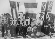 Siegesfeier; Befreiung Brest, Alliierte; 1944