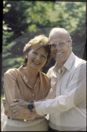 Hans Gmür mit Ehefrau Erna, 1993
