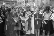Béliers an Militärdienstverweigerer-Demonstration, Bern 1968