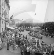 Umzug am Winzerfest in Lugano, 1957