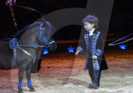 Ivan Frédéric Knie bei Ponydressur, 2005