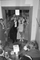 Gunter Sachs und Mirja Larrson heiraten in St. Moritz 1969