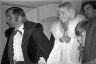 Gunter Sachs und Mirja Larrson heiraten in St. Moritz 1969