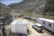 Unterkunft der UNO-Blauhelm-Soldaten im Libanon 1994