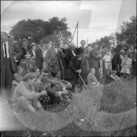 Protest gegen Kraftwerkbau; Wasserkraftwerk; 1953