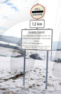 Grenzübergang Fützen (D) - Beggingen (CH), Tafel, 2005