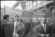 Italiener bei 1. Mai Kundgebung auf dem Bundesplatz in Bern 1967