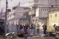 Demonstration gegen israelische Besetzung, Ramallah 1987