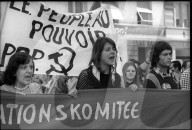 Junge Kommunisten bei 1. Mai Demonstration in Zürich 1973