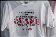 T-Shirt zum Erdbeben in San Francisco 1989
