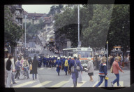 Jugend-Demonstrationen in Zürich 1980