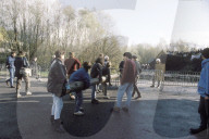 Demonstranten gegen 'Zaffaraya'-Räumung 1987