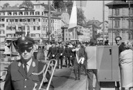 Vereidigung von Polizeirekruten, Polizeimusik, 1971