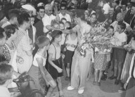 Tour de France 1950: Empfang für den Sieger Ferdi Kübler 