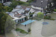 Hochwasser Schweiz 2005: Sarnen, August 2005